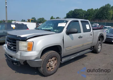 2008 GMC Sierra 2500Hd Sle1 z USA, uszkodzony, nr VIN 1GTHK23K88F204284